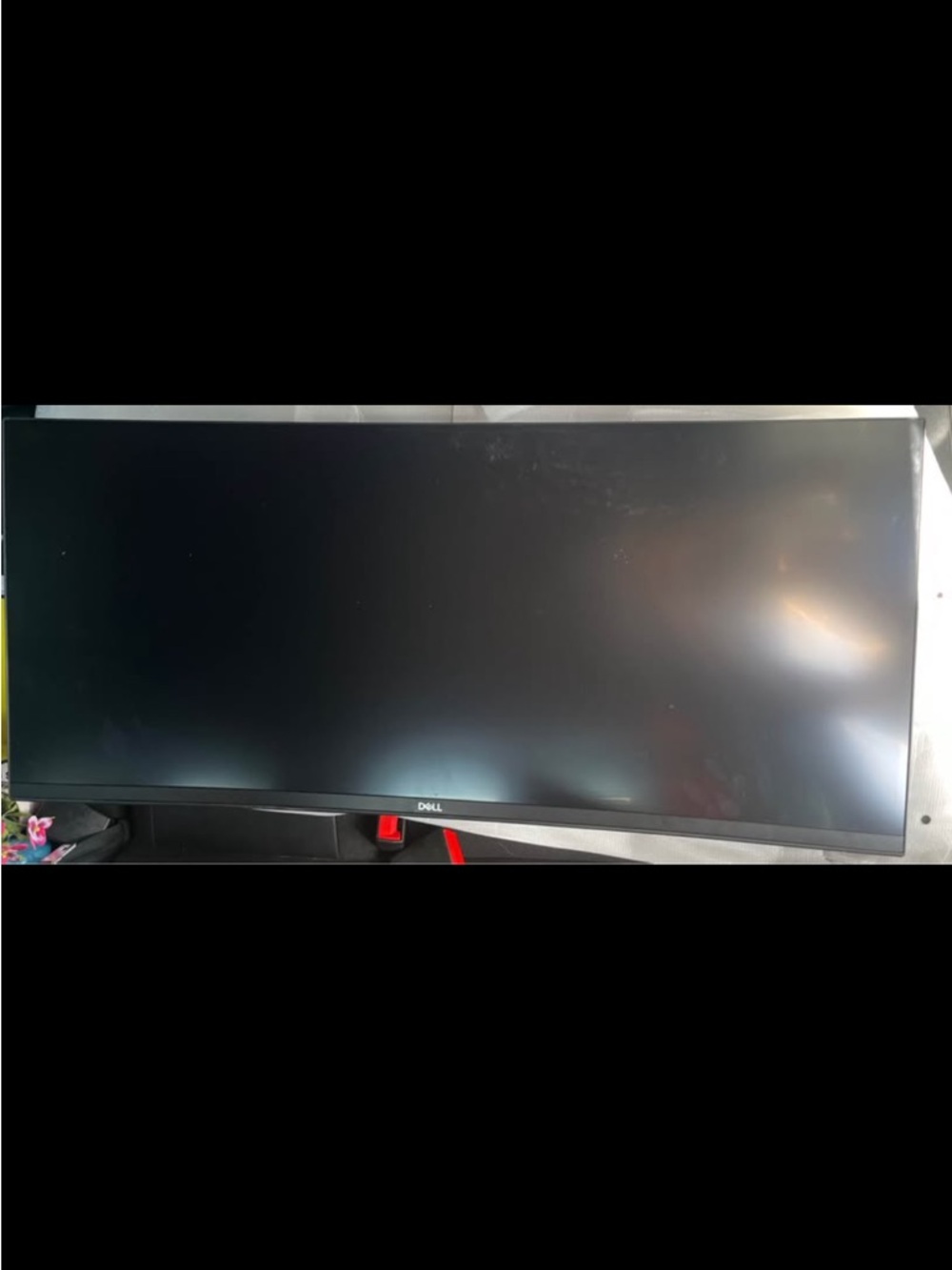 Dell Black Curved Ultrawide Monitor